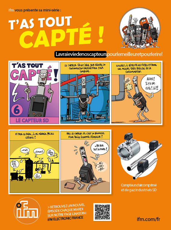 encart publicitaire campagne comics magazine industrie